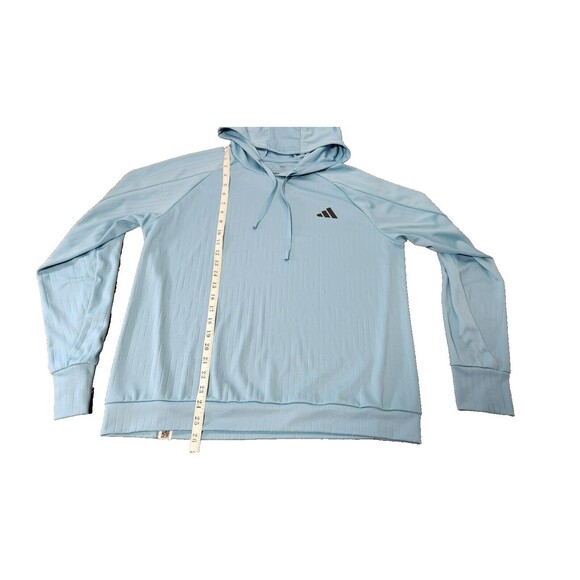 Adidas Women's MTBR Running Hoodie Sweatshirt | Blue, Size L, EUC - Picture 3 of 6